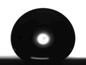 measurement of contact angle