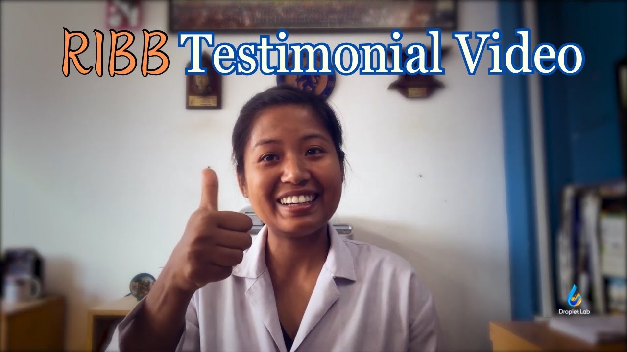 Rojlina Manandhar, co-investigator at the Research Institute for Bioscience and Biotechnology (RIBB) in Nepal, in a still from her Dropometer testimonial video